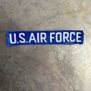 U.S. AIR FORCE blue tape patch, vintage